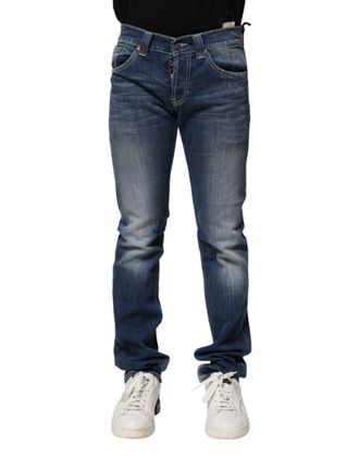 Dondup Washed Skinny Fit Casual Men Mens Jeans
