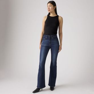 Levi's 726 High Rise Flare Jeans - Womens - 24X30 - Blue