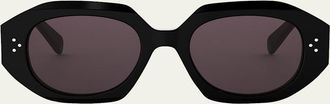 Celine 3 Dot Geometric Square Sunglasses