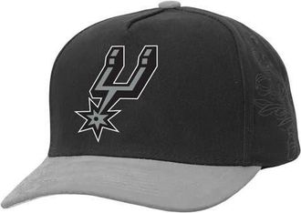 Mitchell & Ness Mens Mitchell & Ness Black/Gray San Antonio Spurs May Flowers Adjustable Hat at Nordstrom