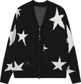Five CM Cardigan con zip - Nero