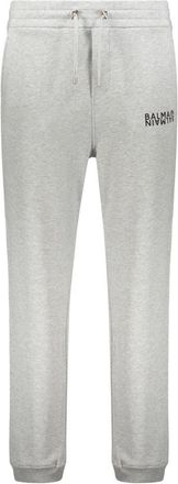 Balmain Track Pants - Heren - Sweatpants - Grijs - L - Katoen - Broeken