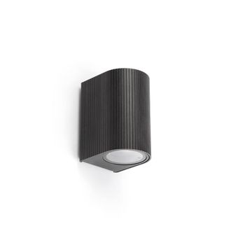 Netlighting Estela Outdoor Wall Down Lamp Black GU10 IP65