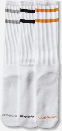 Neighborhood Classic 3-Pack Socks White