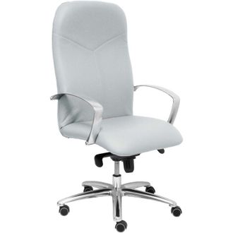 Piqueras y Crespo Sill&oacute;n Caudete Similpiel Gris Claro