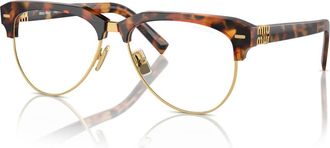 Miu Miu Zonnebrillen SMU 09Zs - Dames - Brillen - Bruin - 57 MM - Accessoires