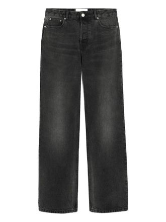 Ami Black Mid Rise Jeans