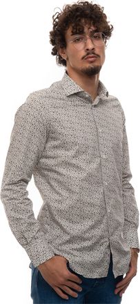 Vincenzo De Lauziers Camicia casual Bianco-beige Vincenzo De Lauziers Uomo