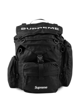 SUPREME Field rugzak met logo - Zwart