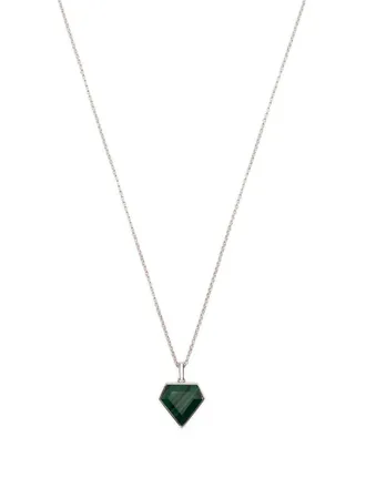Mateo Bijoux heart pendant necklace - Green