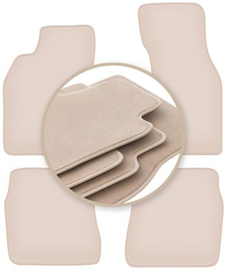 OEM Alfombrillas Premium Beige Para: Audi A6 C5 4.2l Sed&aacute;n, Familiar, Avant 1997-2004