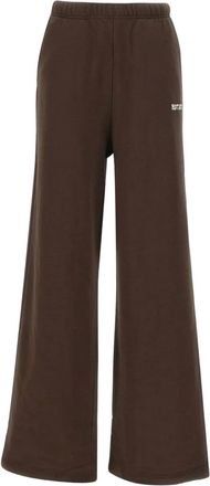 Rotate Pantaloni elasticizzati con logo - Marrone