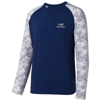 Bassdash UPF 50 Fishing Tee for Men Camo Long Sleeve Shirt Quick Dry Sweatshirts