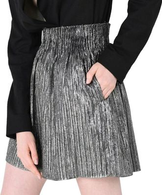 Isabel Marant silver Delphi skirt Size XXS