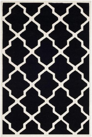Safavieh Alfombra lana nero/neutrale 122 x 183 cm