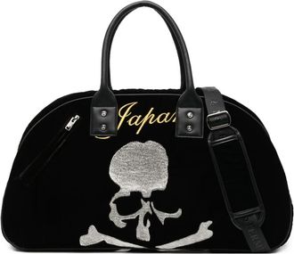 Mastermind Japan Borsone con logo ricamato - Nero