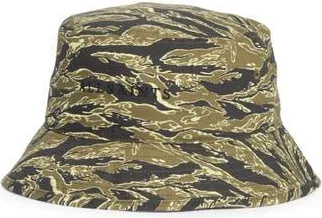 AllSaints Nova Camo Bucket Hat in Green Multi at Nordstrom Rack