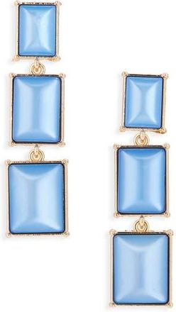 Tasha Crystal Stone Drop Earrings in Gold/Blue at Nordstrom Rack