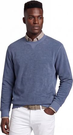 HUGO BOSS Boss Orange Sweater blauw corduroy rib