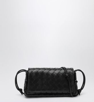 Bottega Veneta Notturno Bag in Black Intrecciato