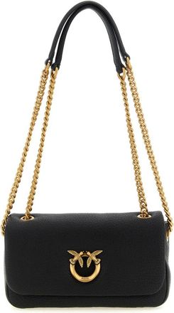 Pinko Schoudertassen - Dames - Schoudertassen - Zwart - ONE Size - Leer - Tassen