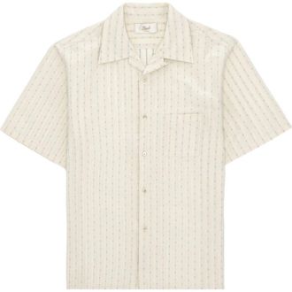 Fortela Prequel Short Sleeve Cotton Shirt in Blue at Nordstrom, Size 44 Eu