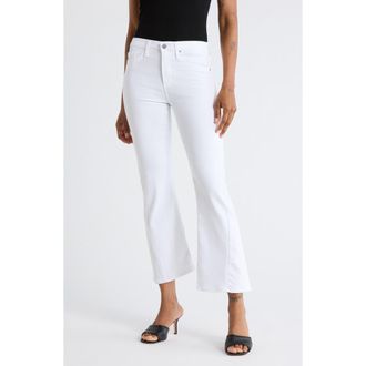 AG - Adriano Goldschmied Farrah Mid Rise Crop Bootcut Jeans in White at Nordstrom Rack, Size 23