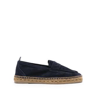 Castaner Espadrilles, male, Blue, 9 UK, Blue Flat Slip-On Shoes
