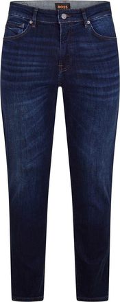 HUGO BOSS Mens Maine Five Pocket Slim Fit Jeans in Dark Blue - Size 36W/32L