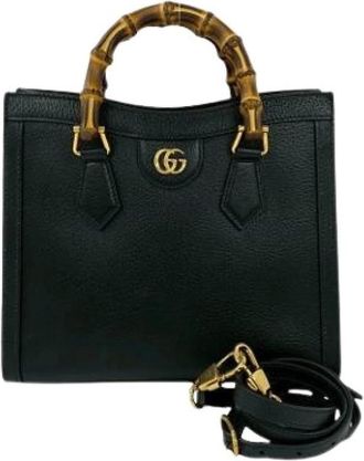 Gucci Pre-owned Tote Bags, female, Black, Size: ONE SIZE Pre-owned Vintage Tote Bag