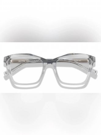 Kits WomenS Marcella Cat Eye Acetate Glasses With 1.00 Level Readers In White