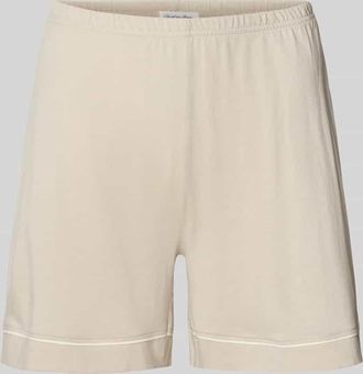 Christian Berg Regular Fit Pyjama-Shorts mit elastischem Bund in Beige, Gr&ouml;&szlig;e XXL