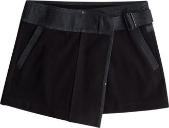 G-Star Wrap-6484 Wrap Skirt - Dames - Korte rokken - Zwart - W26 - Rokken
