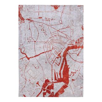 Louis De Poortere Alfombra de poli&eacute;ster blanco, 140x200 cm