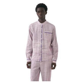 Antik Batik Heren, Overhemden, Paars, Maat: XL Katoen