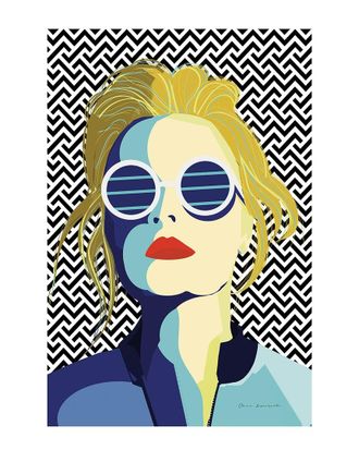 iCanvas Style And Attitude IV by Omar Escalante Wall Art