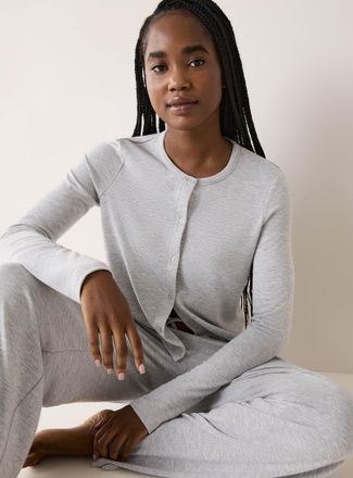 Twik Womens Ultra-comfortable solid cardigan