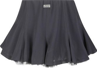 Avavav Tulle Mini Skirt With Layered Design And Fitted Waistband