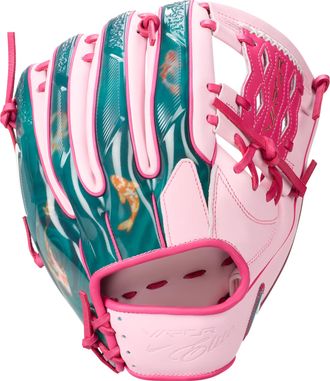 Nike Vapor Elite Baseball Infield Snake Eyes Web Fielding Glove - Right Hand Throw in Pink | N1013069-908