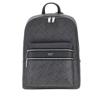 Ferragamo Ferragamo Monogram coated canvas backpack Man One Size