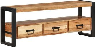 vidaXL Vidaxl - tv Cabinet 120x30x45 cm Solid Wood Acacia