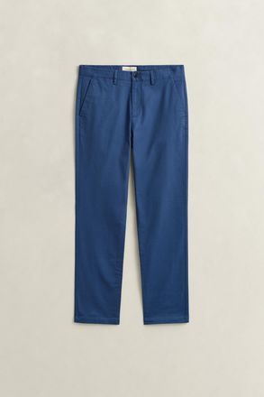 GANT Men Regular Fit Smart Chinos (38/34) VINTAGE BLUE