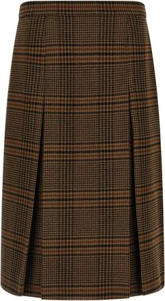 Saint Laurent Skirts - Dames - Midirokken - Bruin - S - Rokken