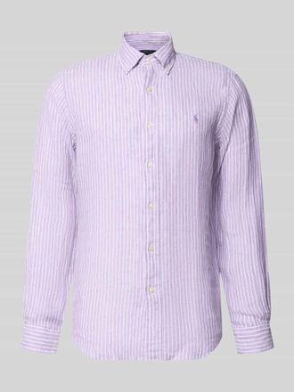 Polo Ralph Lauren Regular Fit Freizeithemd aus reinem Leinen in Lavender, Gr&ouml;&szlig;e XXL