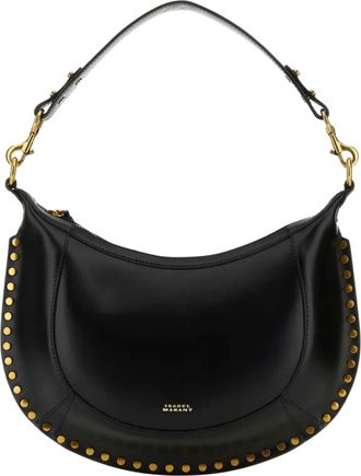 Isabel Marant Black Naoko Smooth Leather Handbag