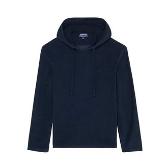 Vilebrequin Camiseta con capucha de manga larga Terry - Sweatshirts & Hoodies - Hombre - Azul - 2XL