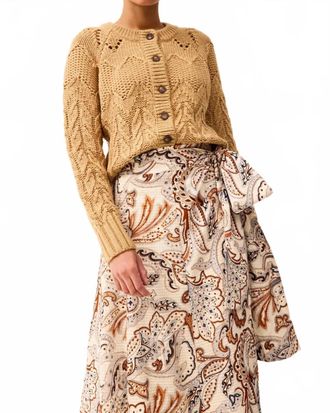 Marie Oliver Esme Cardigan In Sesame