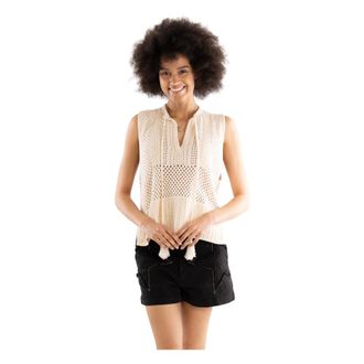 Akep Mujer, Jerseys, Beige, Talla: L