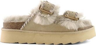 Colors Of California Cuoio Ricamo - Dames - Sandalen - Bruin - 41 EU - Schoenen