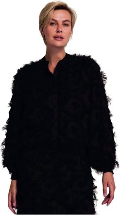 Zhrill Dames, Blouses & Shirts, Zwart, Maat: M